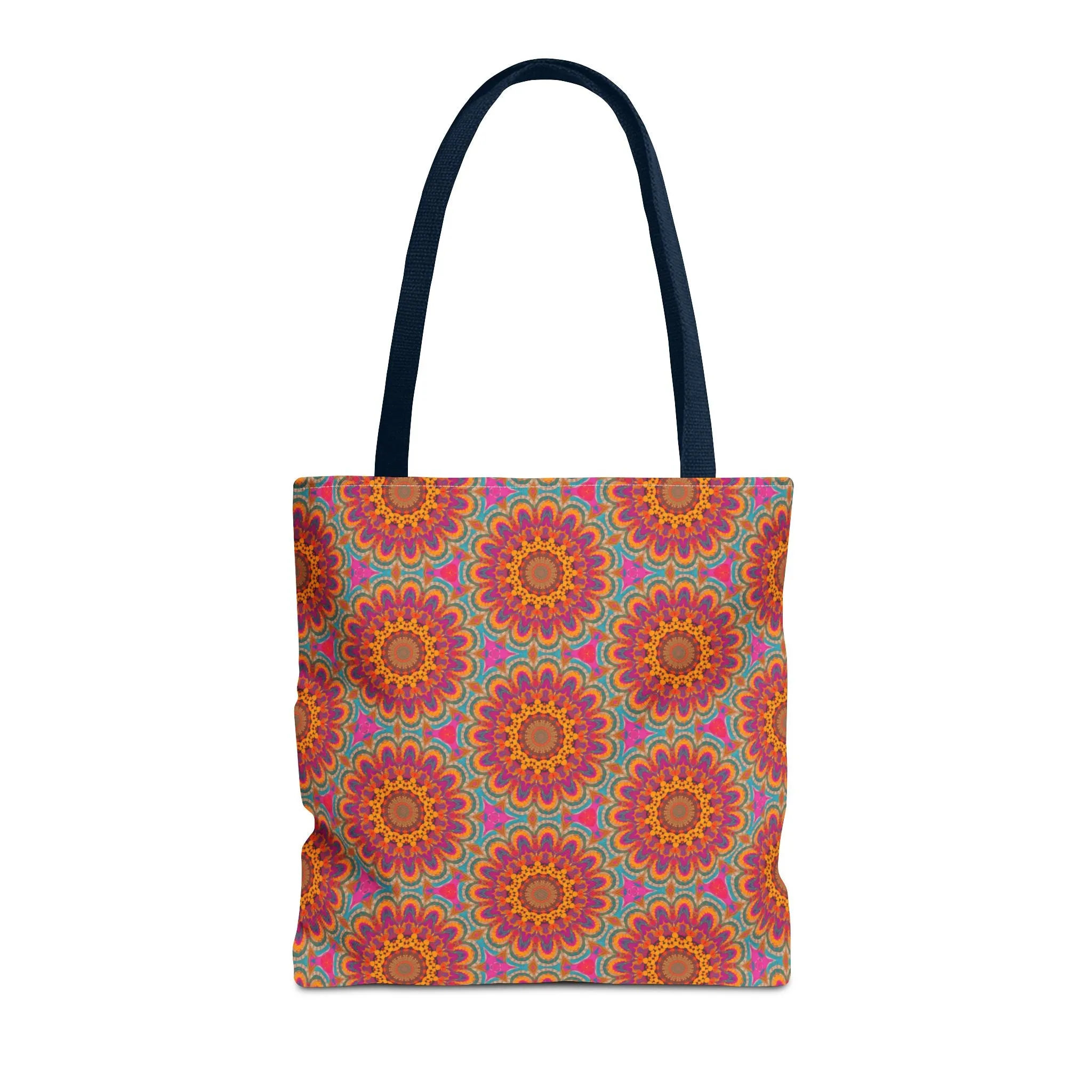 Bohemian Floral Medley Tote Bag - Add a Splash of Colorful Charm to Your Style! Available in 3 sizes.