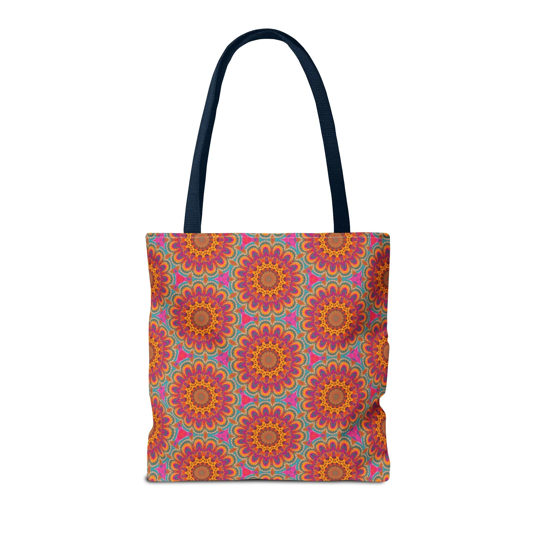 Bohemian Floral Medley Tote Bag - Add a Splash of Colorful Charm to Your Style! Available in 3 sizes.