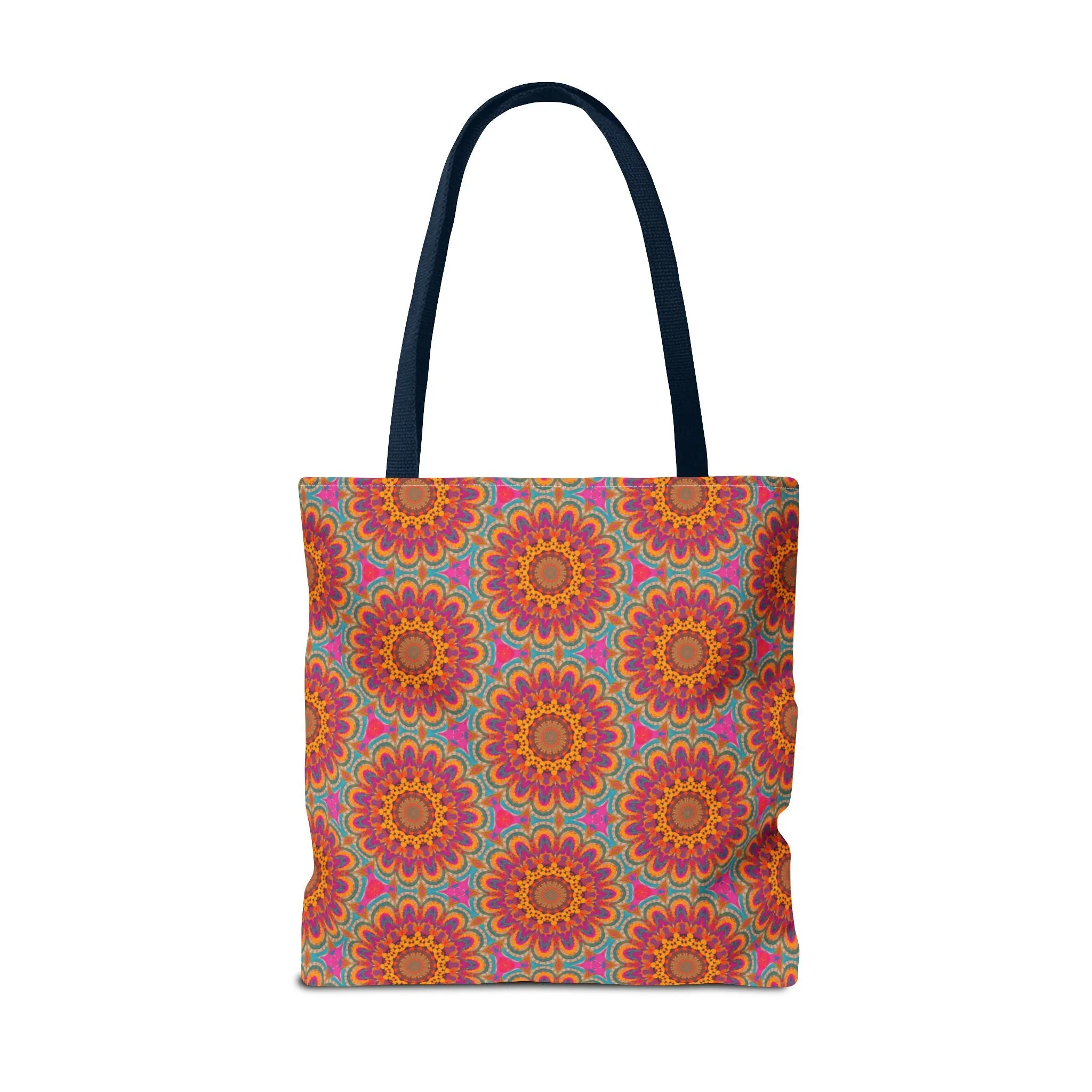 Bohemian Floral Medley Tote Bag - Add a Splash of Colorful Charm to Your Style! Available in 3 sizes.