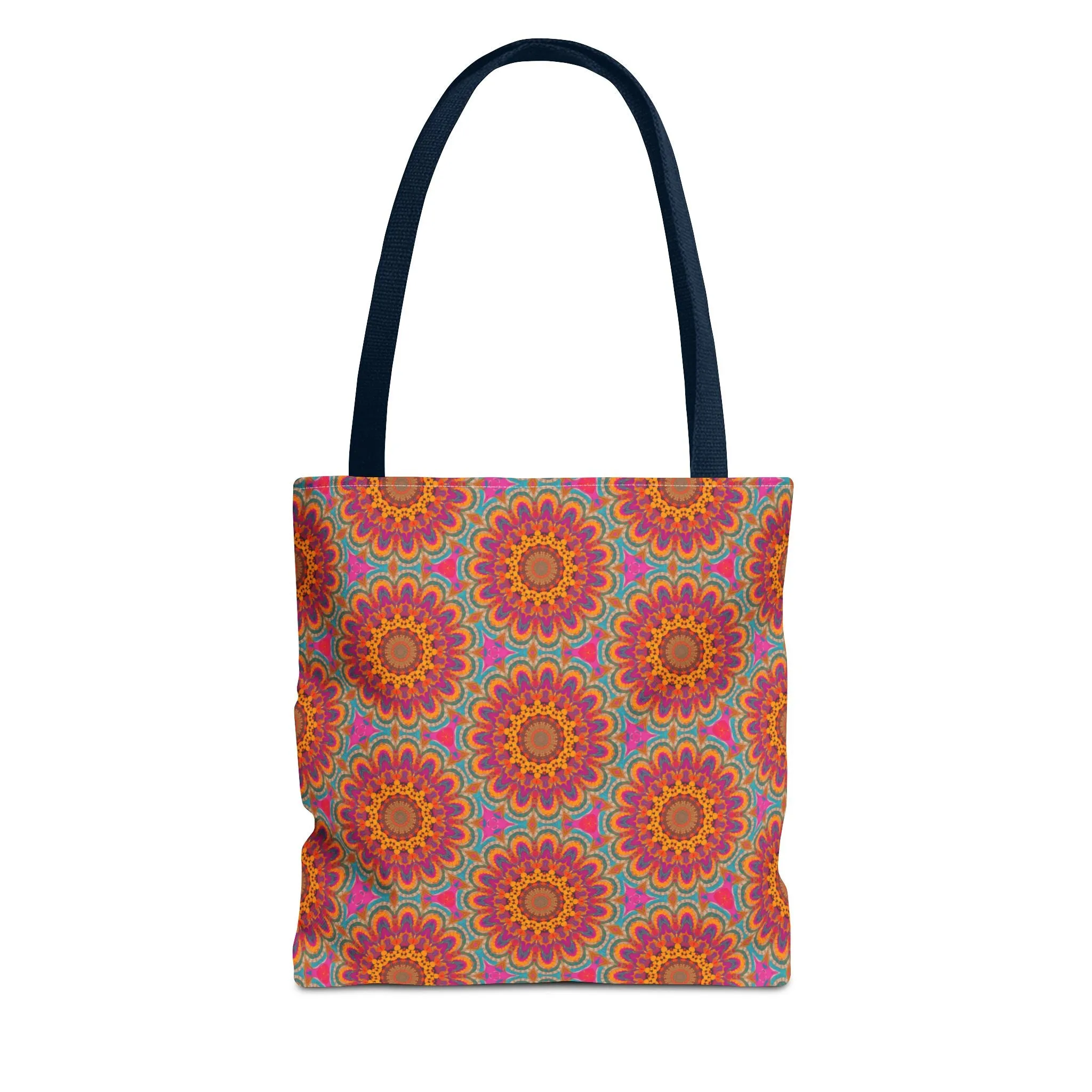 Bohemian Floral Medley Tote Bag - Add a Splash of Colorful Charm to Your Style! Available in 3 sizes.