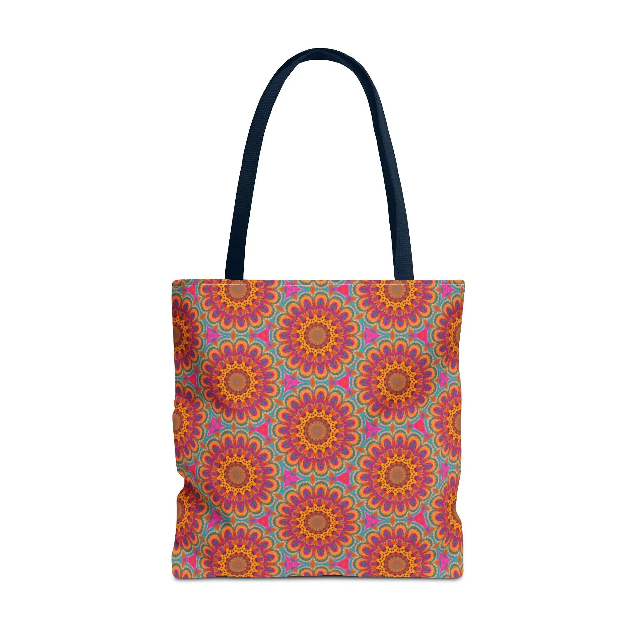 Bohemian Floral Medley Tote Bag - Add a Splash of Colorful Charm to Your Style! Available in 3 sizes.