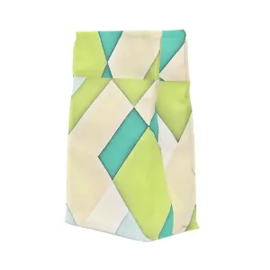 Bold Yellow Checkered Lunch Bag for Stylish Meals