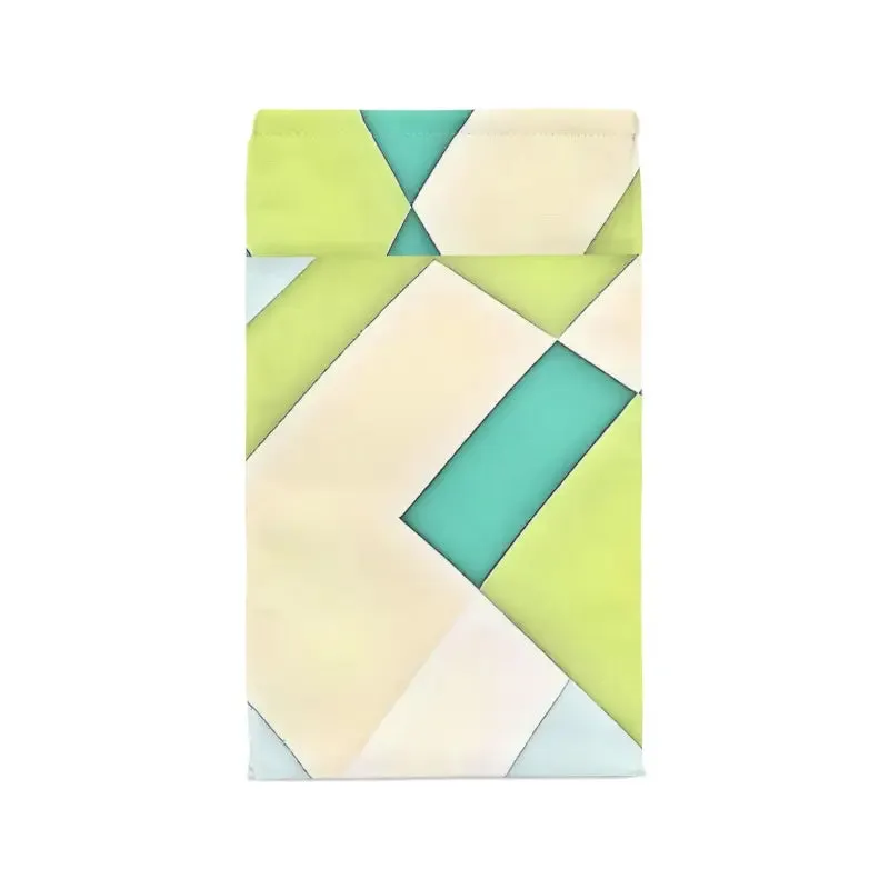 Bold Yellow Checkered Lunch Bag for Stylish Meals