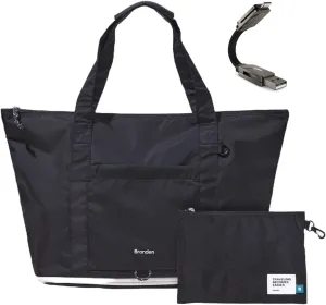 Branden - Travel Tote Bag for Women with Multi Charger Cable 6-1, Foldable, Carry on Ariplane, Lightweight