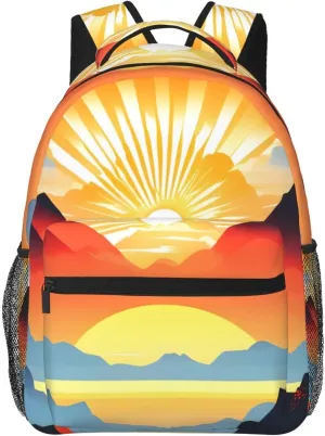 Bright Sunrise Casual Backpacks, Duffel Bags, *Travel Bags For Work, Hiking, Camping, Outdoor Activities And More.