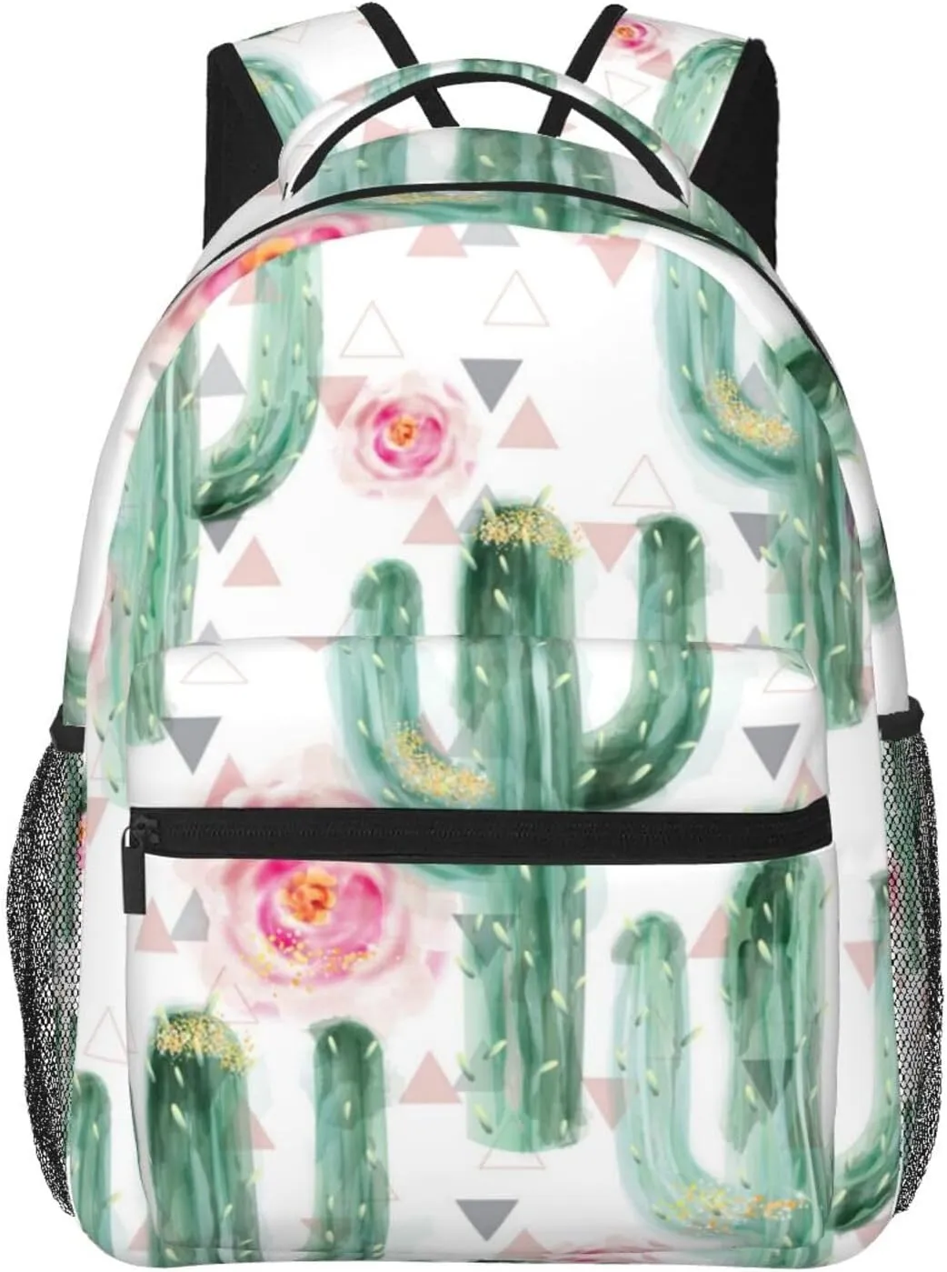 Cactus Backpack Succulent Laptop Backpacks Travel Hiking Camping Bag Plants Bag Casual Daypack Backpack