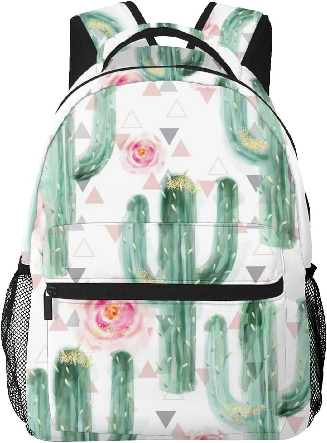 Cactus Backpack Succulent Laptop Backpacks Travel Hiking Camping Bag Plants Bag Casual Daypack Backpack