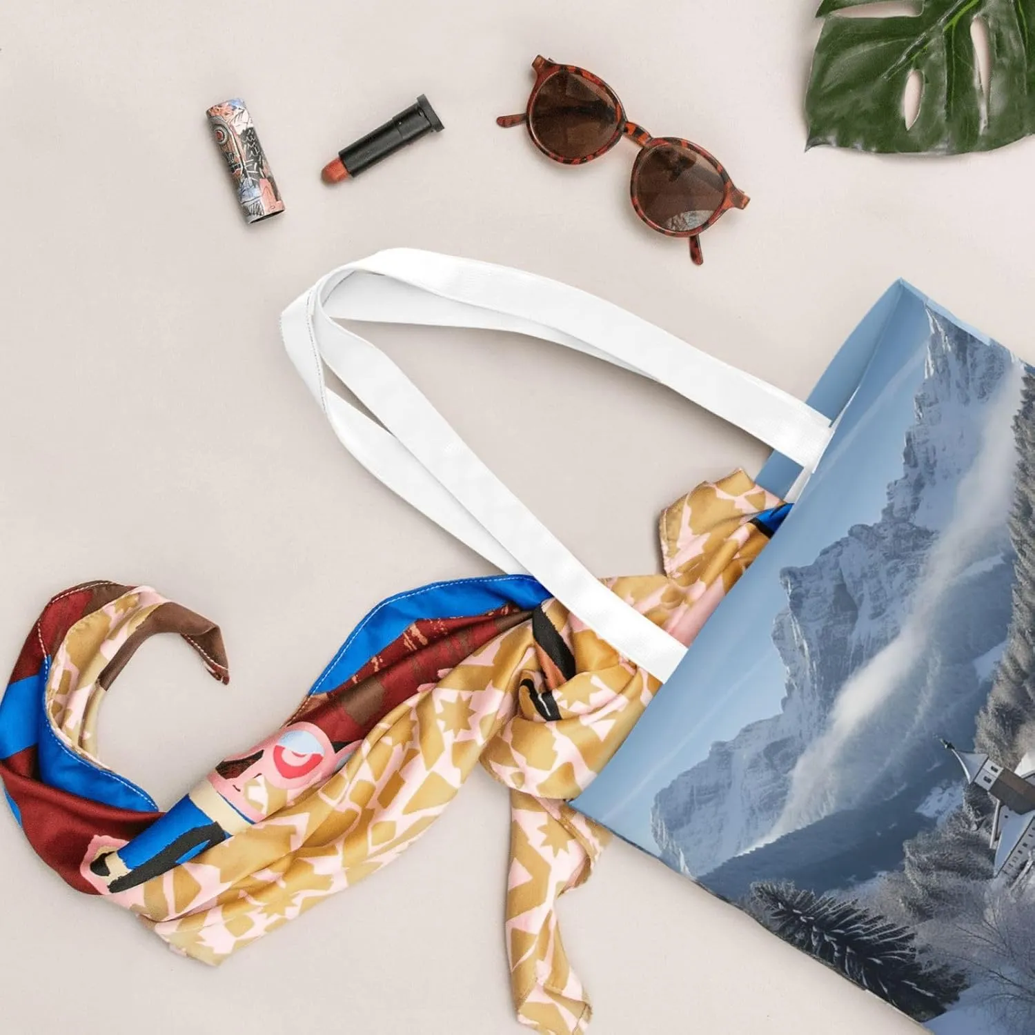 Canvas Tote Bag For Women Reusable Shopping Bag Casual Eagle Shoulder Bag Handbag For Travel