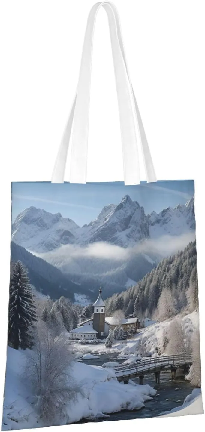 Canvas Tote Bag For Women Reusable Shopping Bag Casual Eagle Shoulder Bag Handbag For Travel