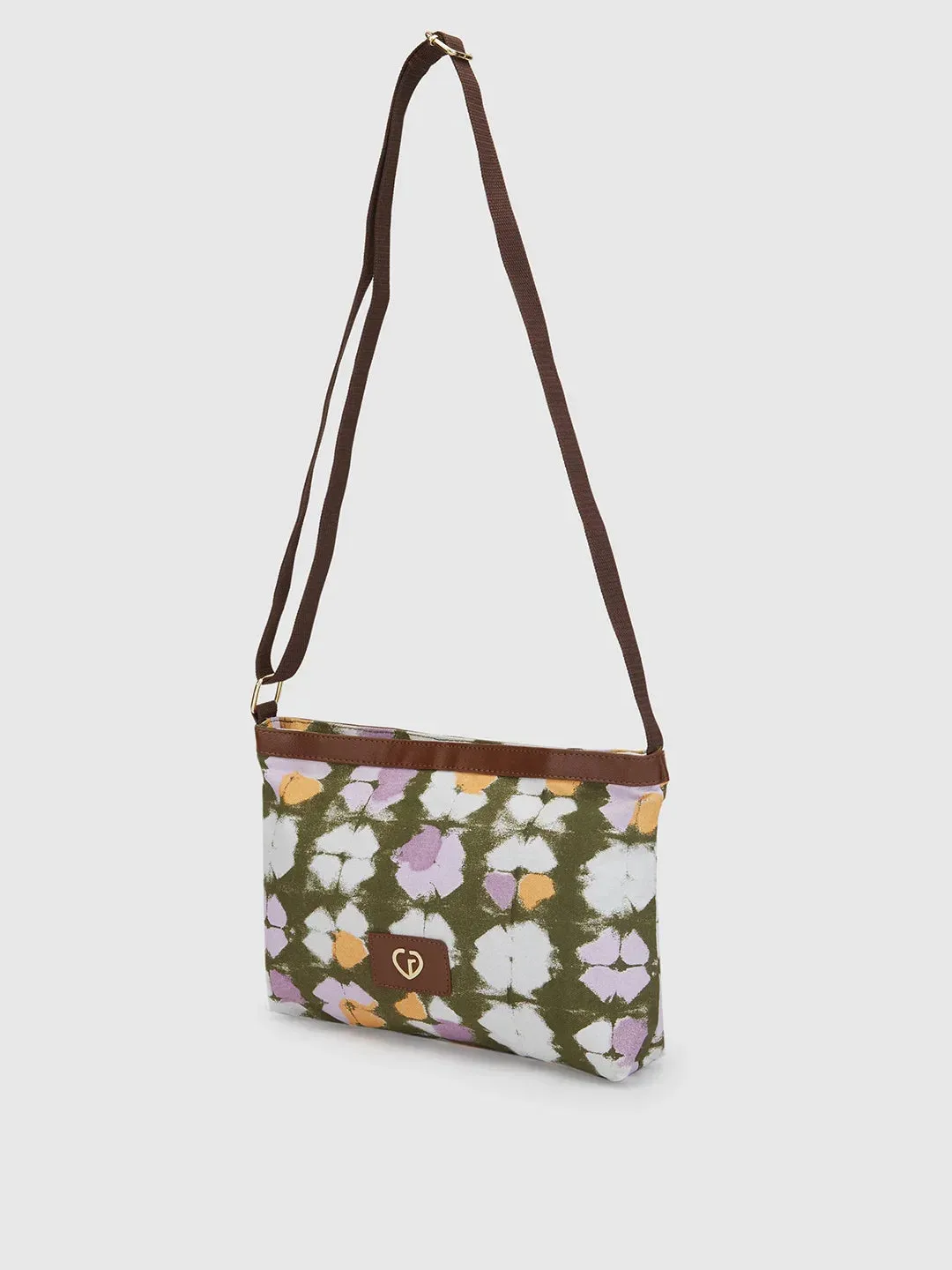 Caprese Enora Large Olive Sling Bag