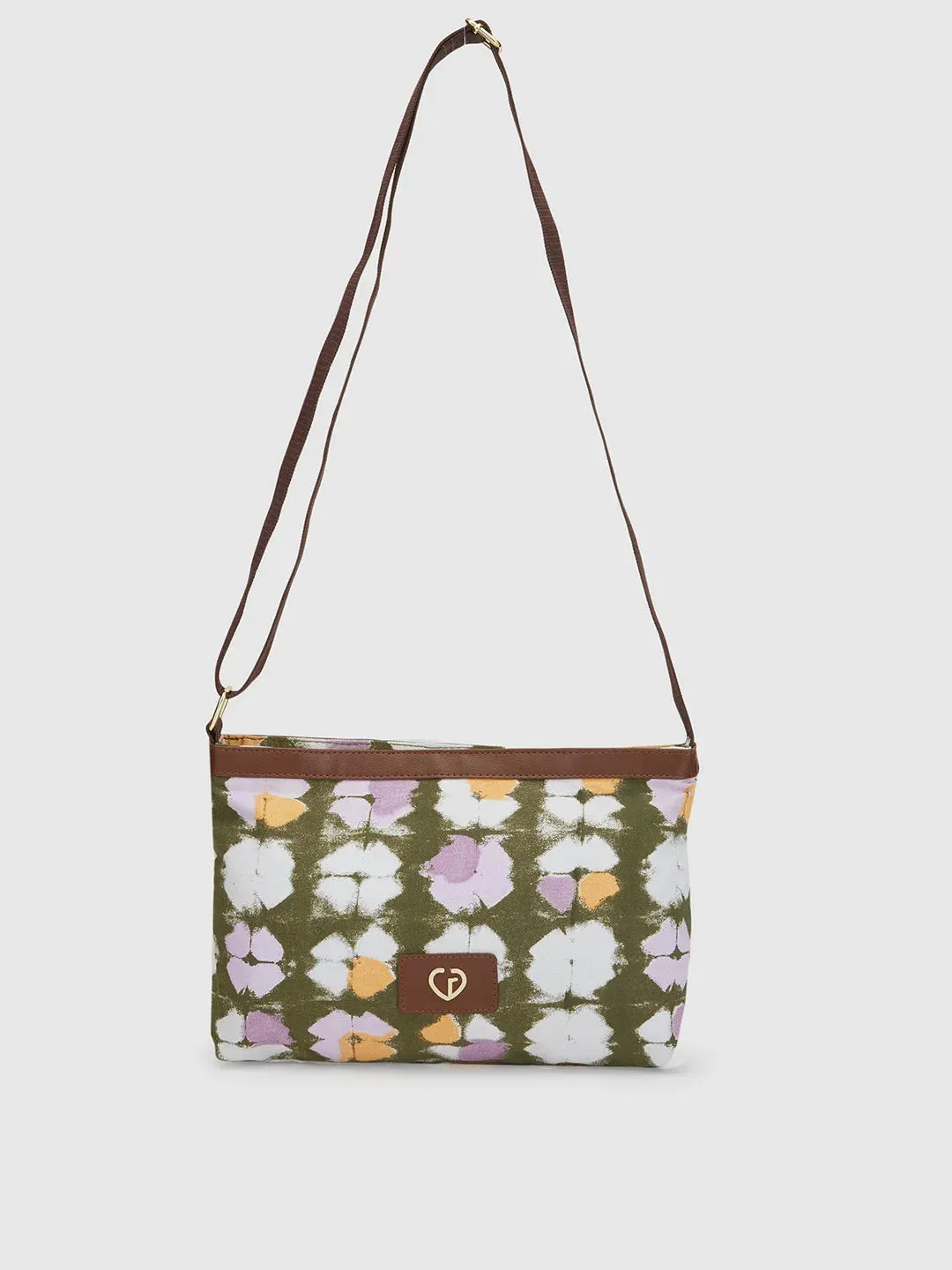 Caprese Enora Large Olive Sling Bag