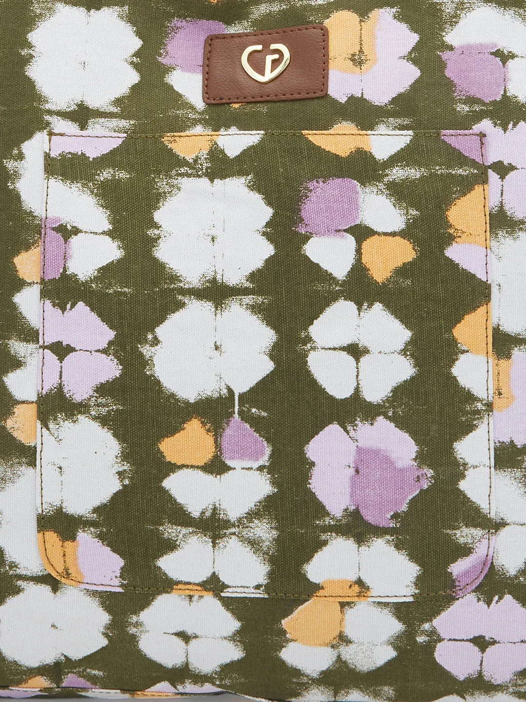 Caprese Enora Large Olive Tote Bag