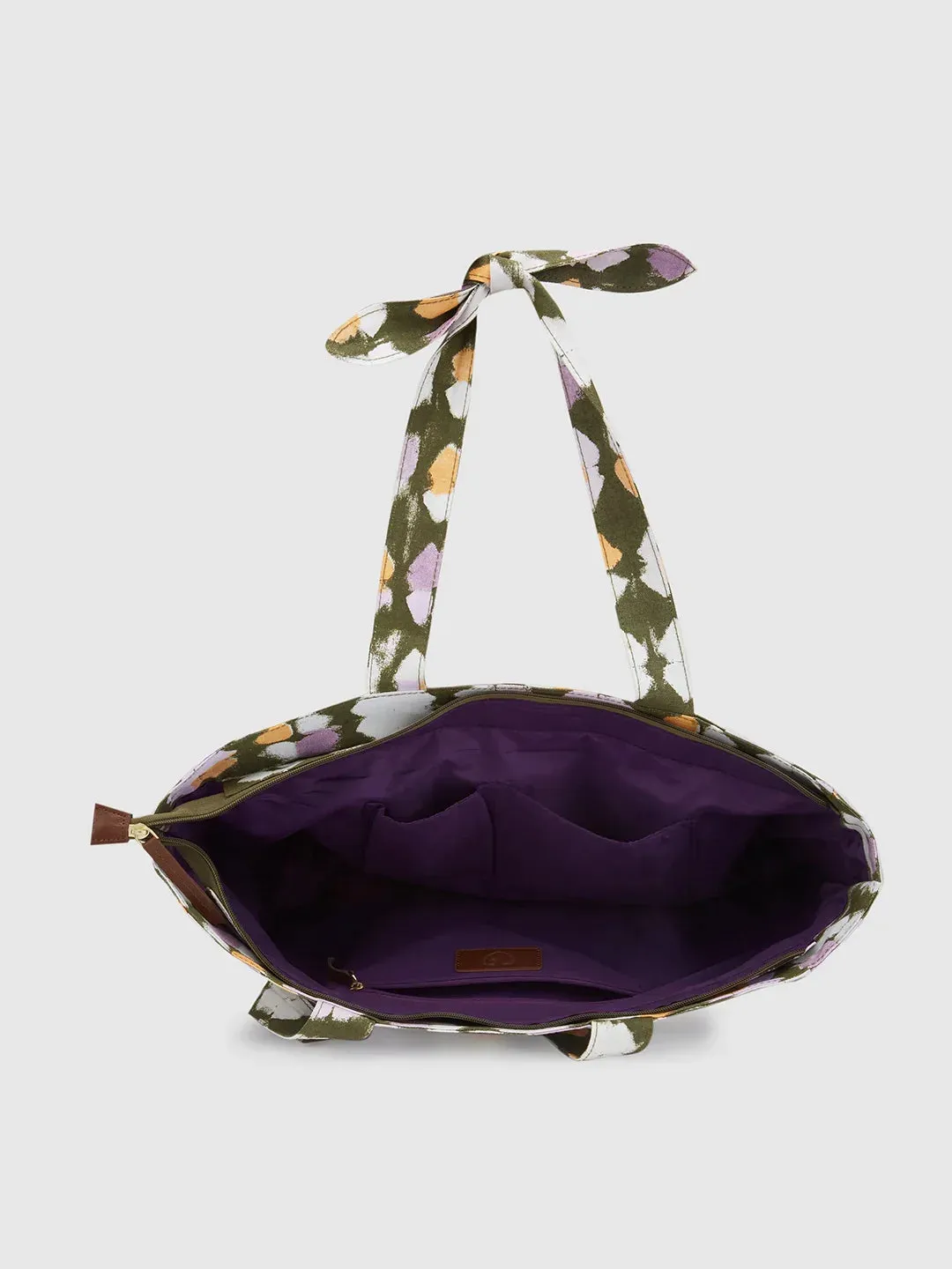 Caprese Enora Large Olive Tote Bag