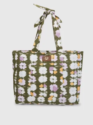 Caprese Enora Large Olive Tote Bag