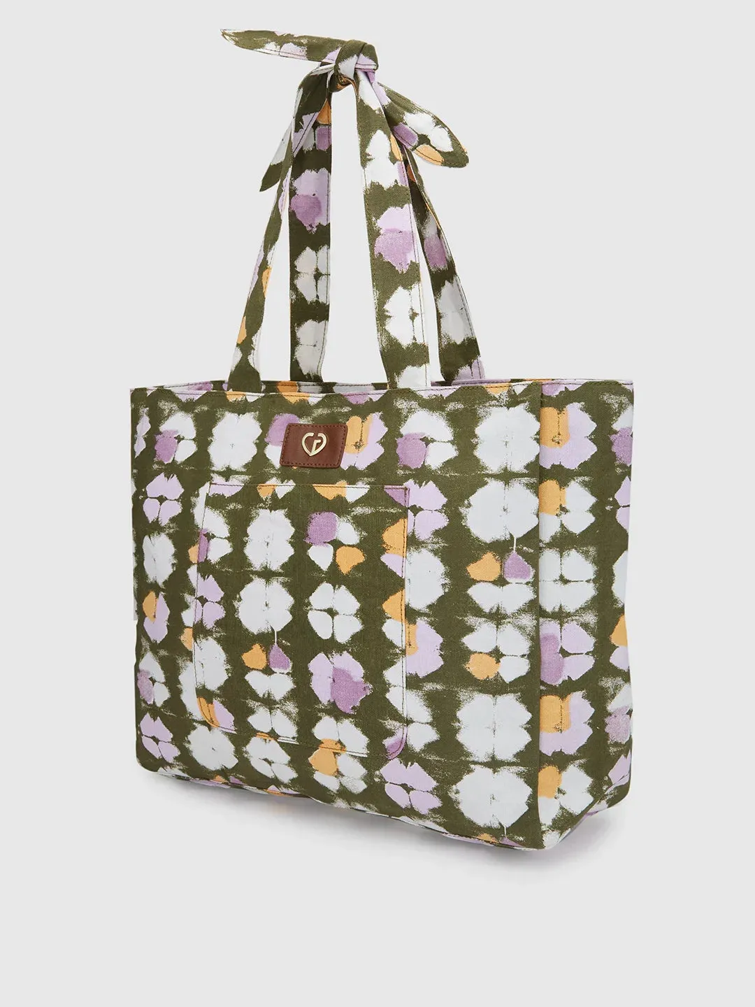 Caprese Enora Large Olive Tote Bag
