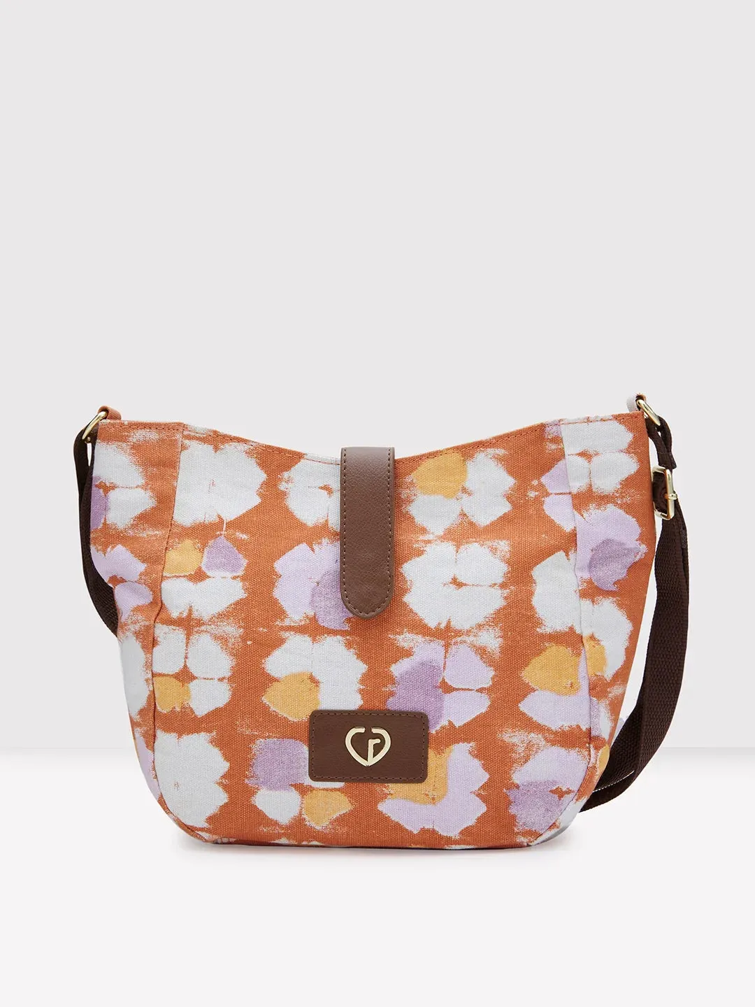Caprese Enora Medium Rust Crossbody Bag