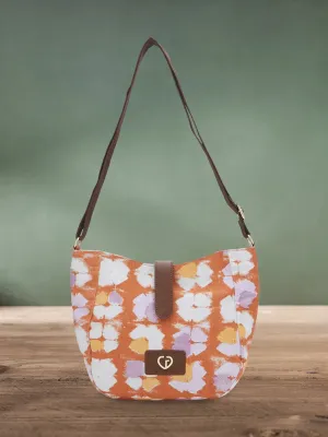 Caprese Enora Medium Rust Crossbody Bag