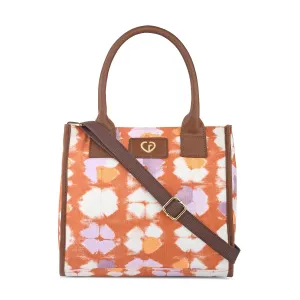Caprese Enora Small Rust Tote Bag