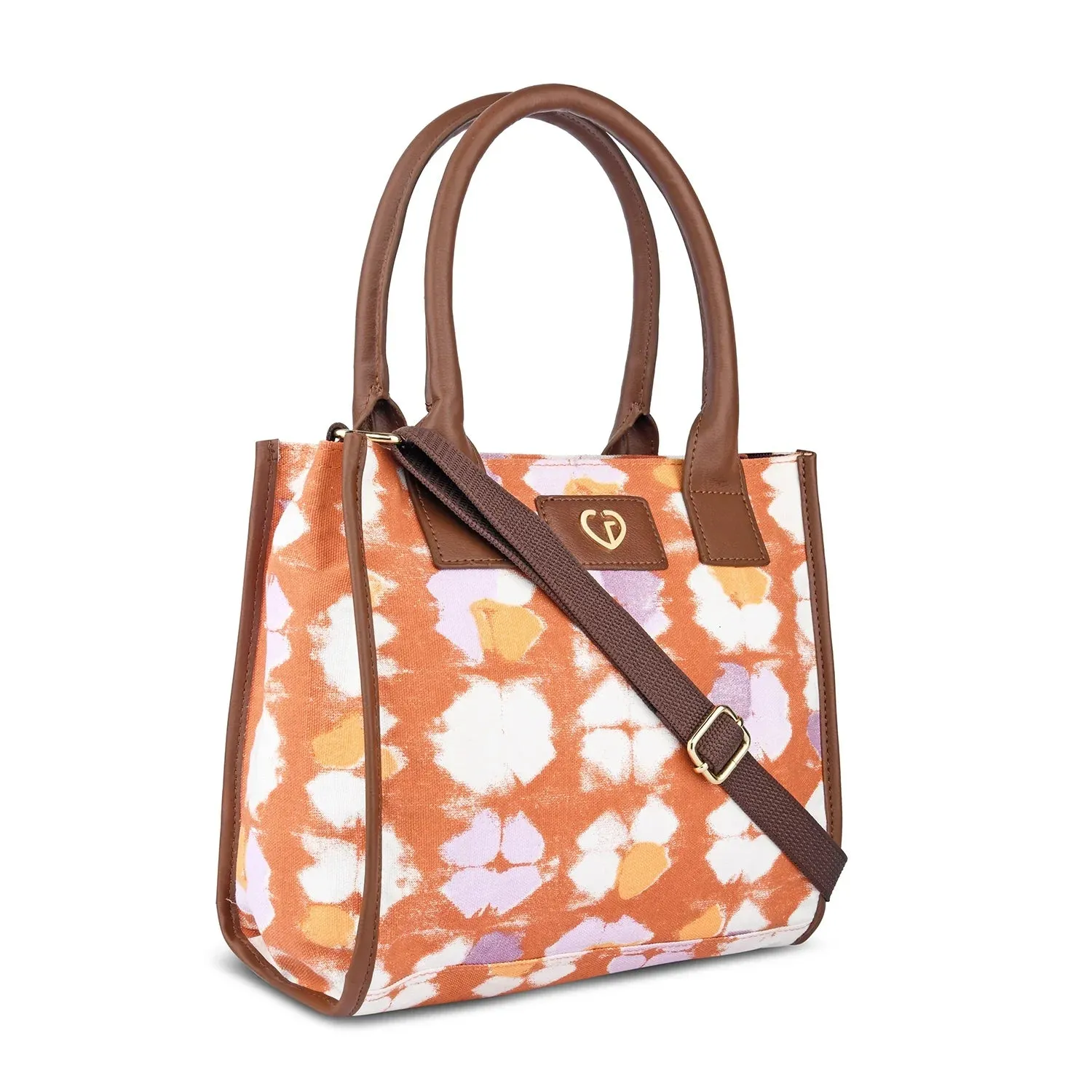 Caprese Enora Small Rust Tote Bag