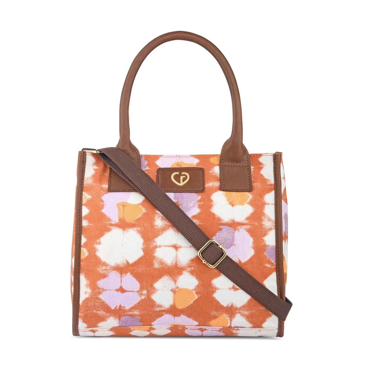 Caprese Enora Small Rust Tote Bag