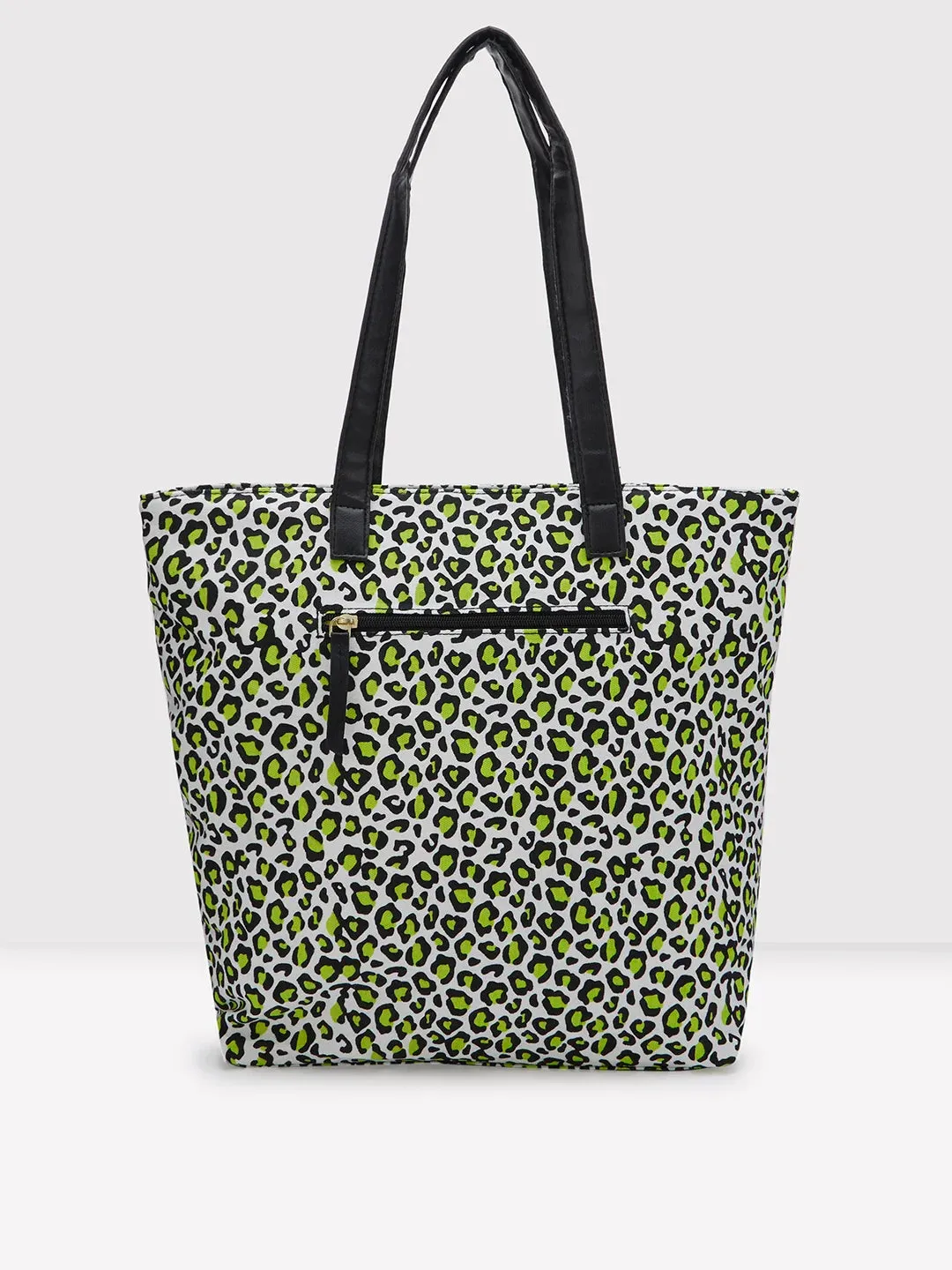 Caprese Karel Large Lime Green Tote Bag