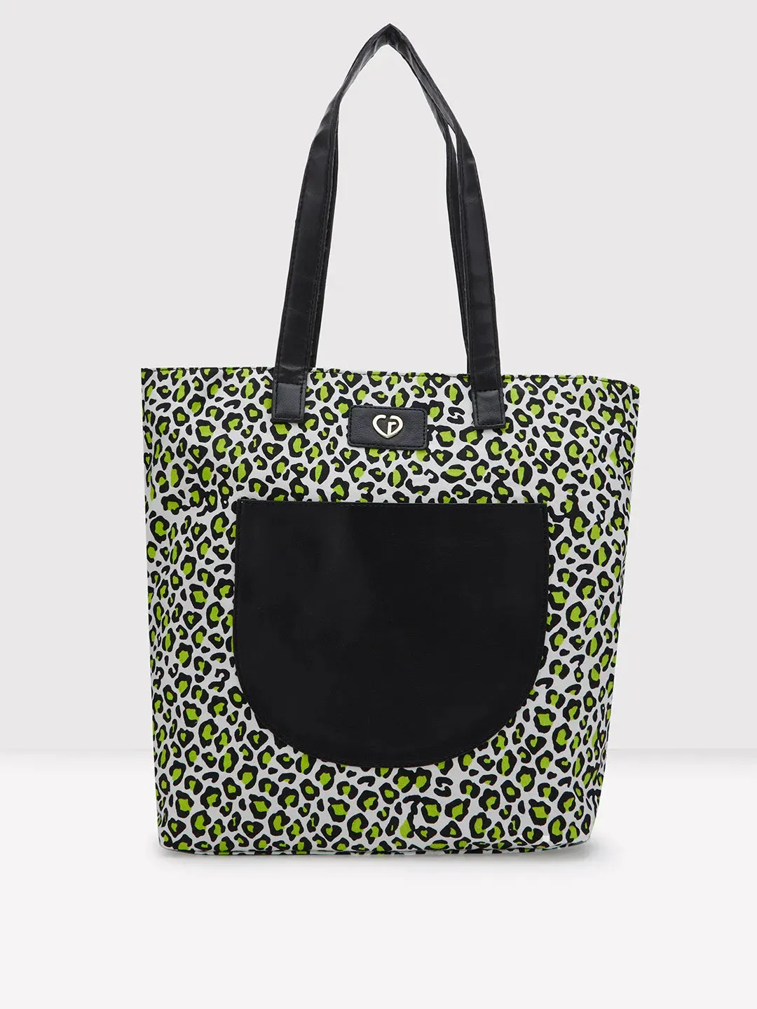 Caprese Karel Large Lime Green Tote Bag