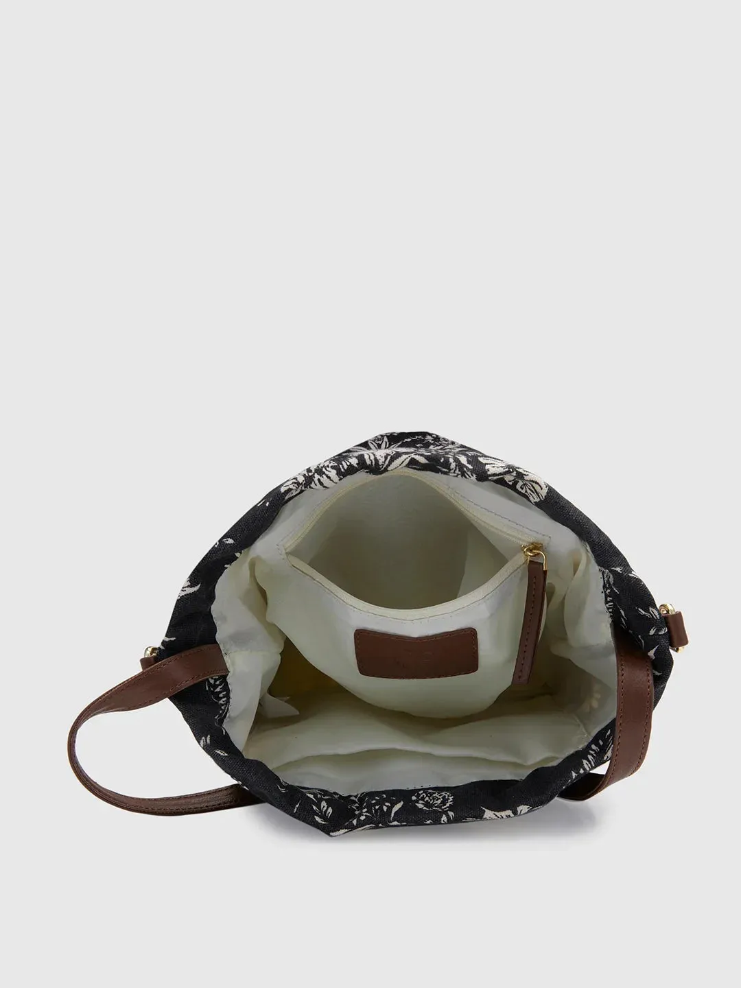 Caprese Kendall Large Black Sling Bag
