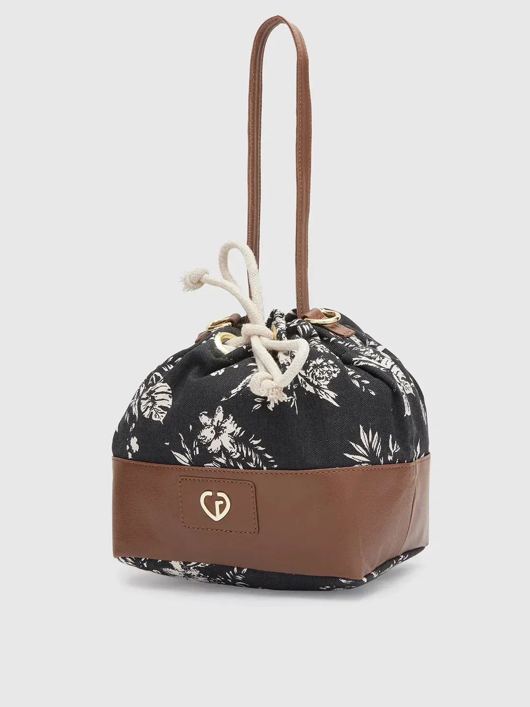Caprese Kendall Large Black Sling Bag