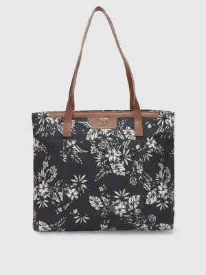 Caprese Kendall Large Black Tote Bag