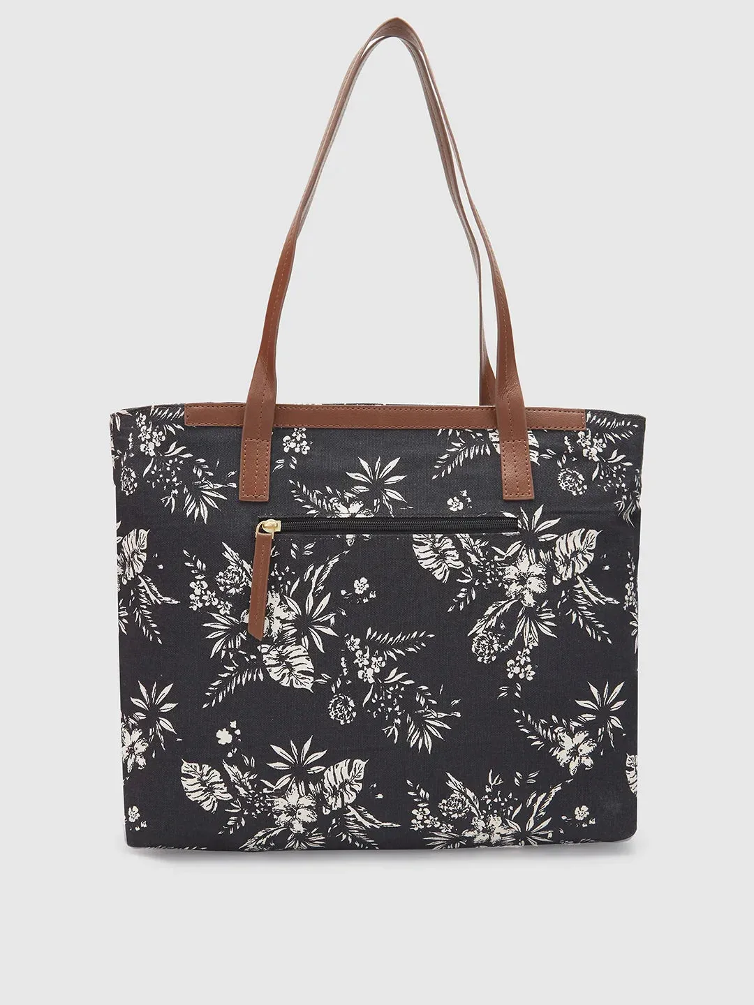 Caprese Kendall Large Black Tote Bag