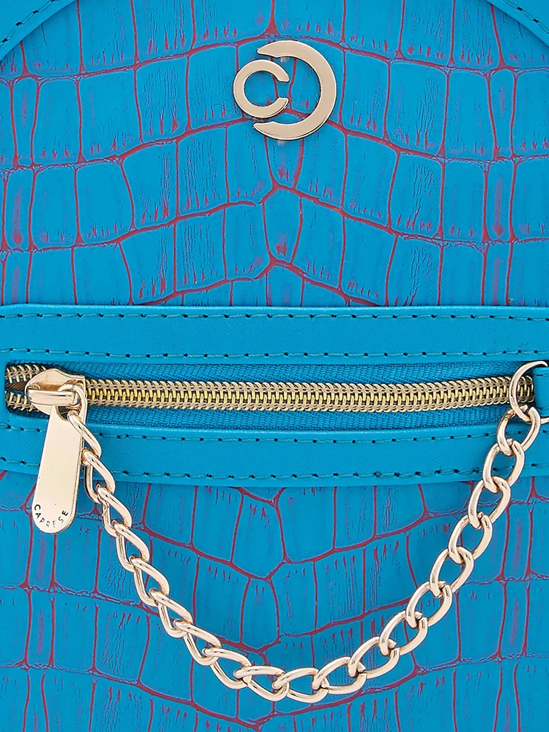 Caprese Mist Small Blue Backpack