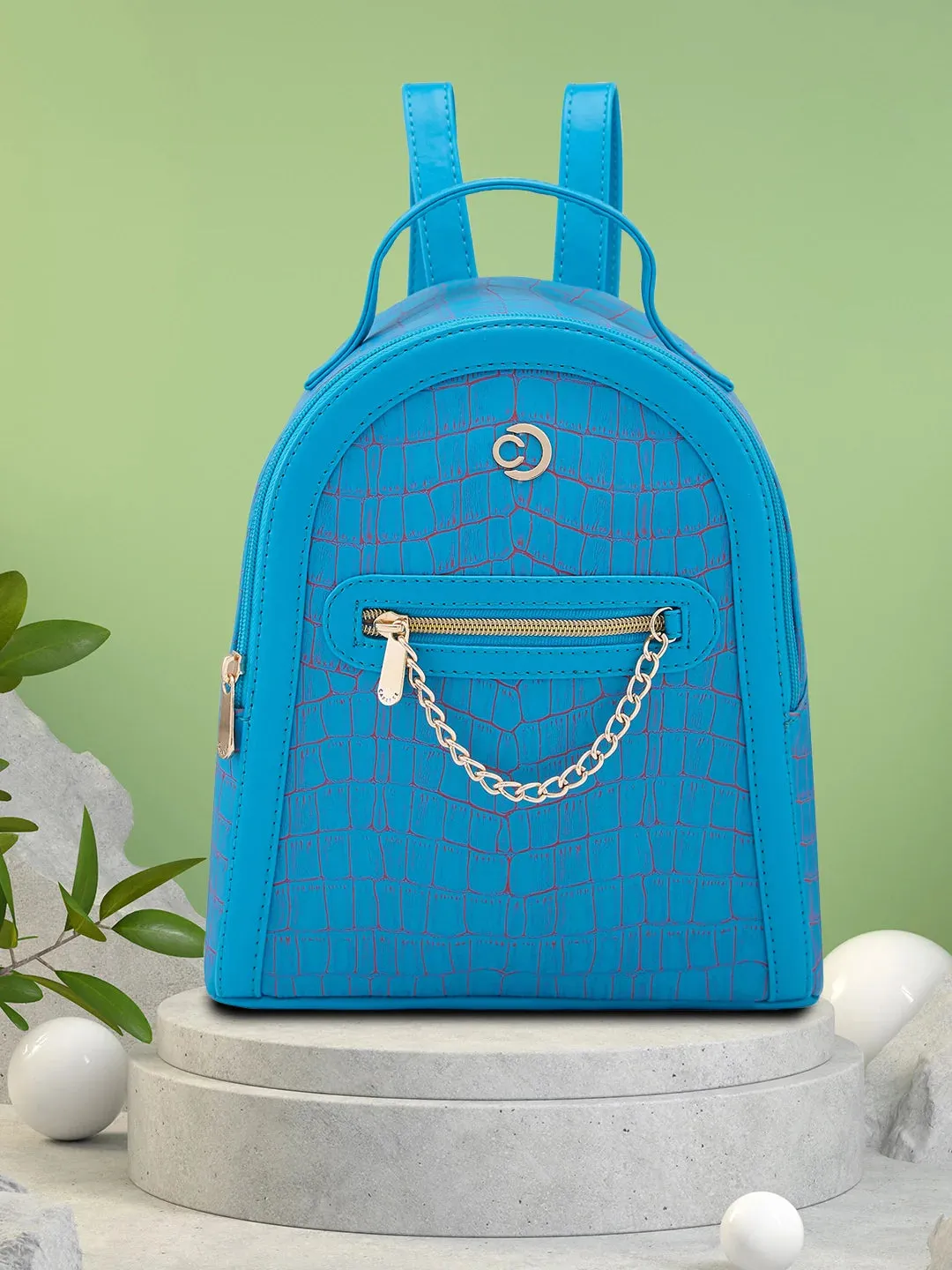 Caprese Mist Small Blue Backpack