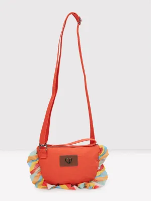 Caprese Oakley Medium Red Sling Bag