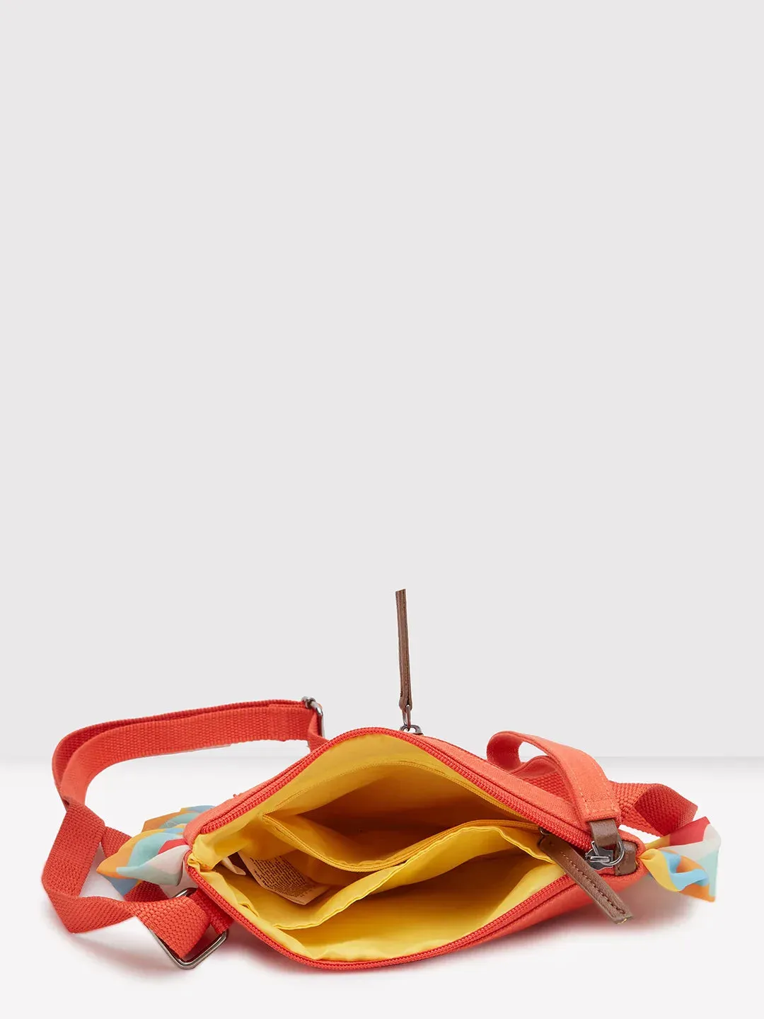Caprese Oakley Medium Red Sling Bag