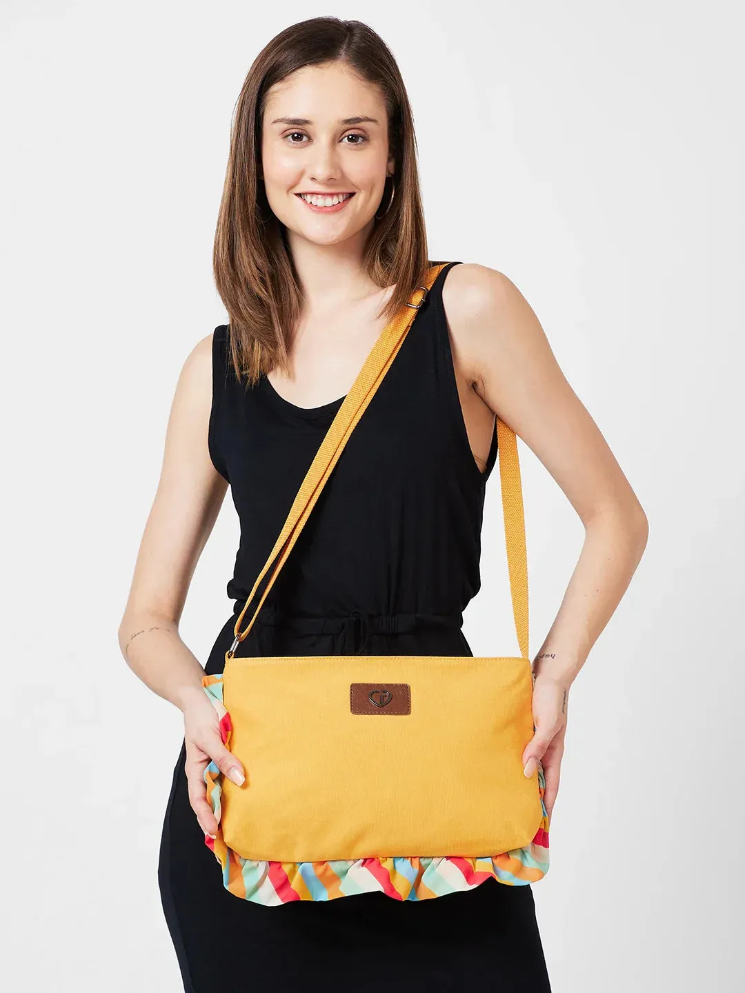 Caprese Oakley Medium Red Sling Bag