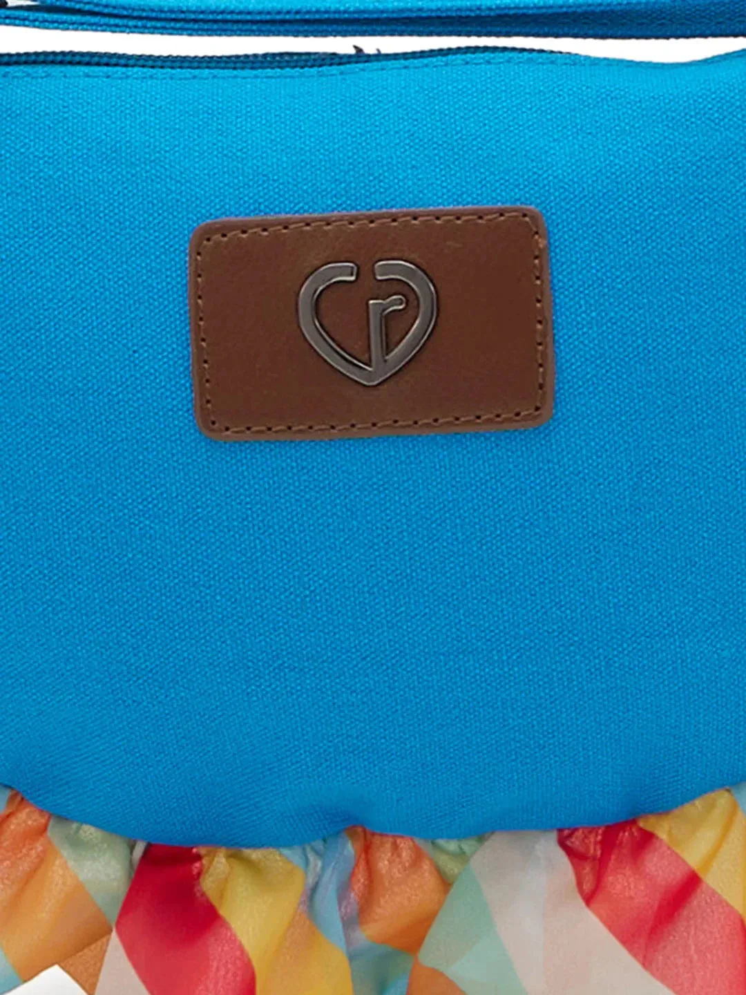 Caprese Oakley Medium Turquoise Sling Bag