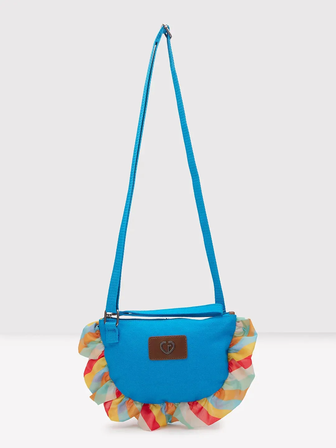 Caprese Oakley Medium Turquoise Sling Bag