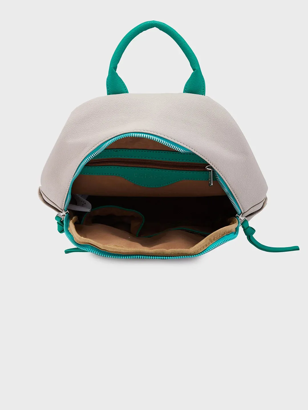 Caprese Tia Medium Beige Backpack