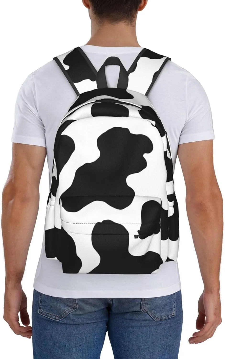Classic cow print aesthetic Backpacks 15 Inch Laptop Backpack Multipurpose Double Shoulder Bag for Men Women Gifts