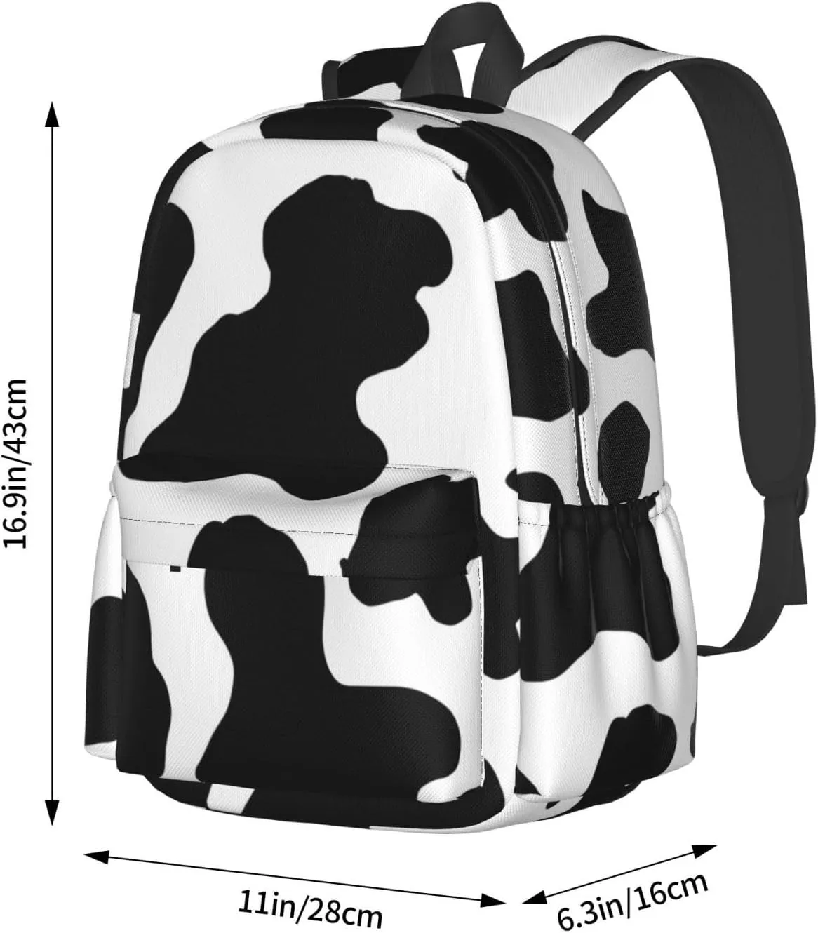 Classic cow print aesthetic Backpacks 15 Inch Laptop Backpack Multipurpose Double Shoulder Bag for Men Women Gifts