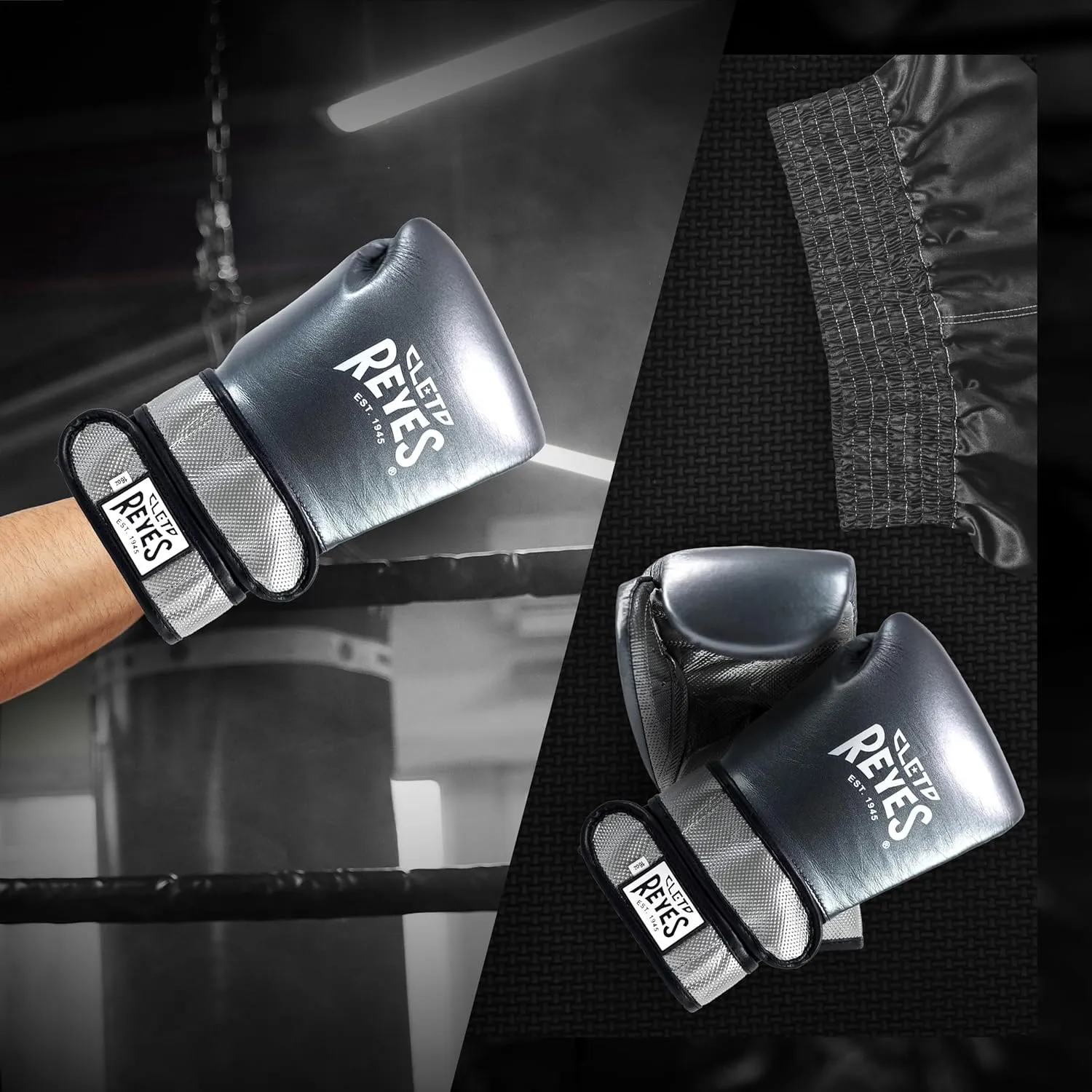 CLETO REYES Hero with Double Strap Hook and Loop Boxing Gloves for Training, Sparring and Heavy Punching Bags