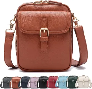 Collaboraten1 Crossbody Leather Bag, Urvashi Crossbody Leather Bag, Vintage Messenger Bag, for Women and Men
