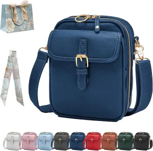 Collaboraten1 Crossbody Leather Bag, Urvashi Leather Bag, Retro Double-Layer Large Capacity Mini Crossbody Bags