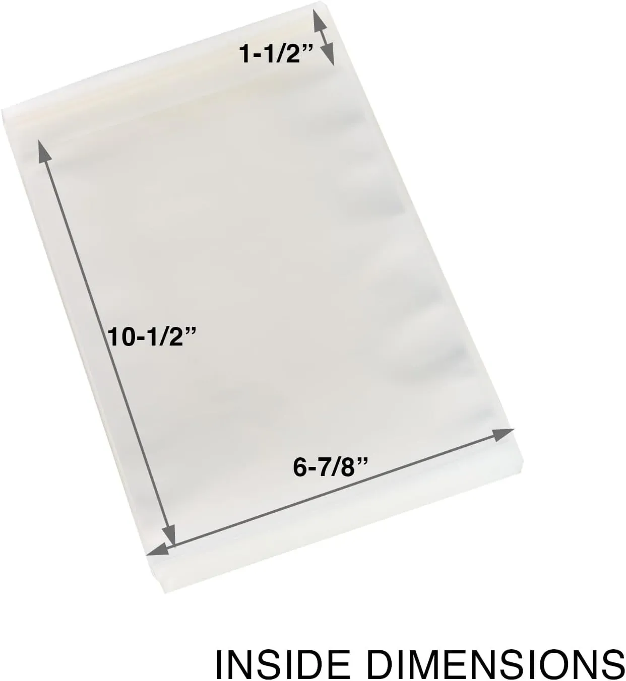 Comic Book Bags for Current/Modern (100-Count) Resealable Premium Sleeves