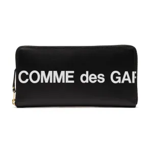 comme des garçons huge logo wallet (black)