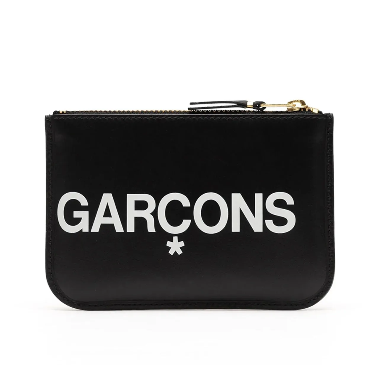 comme des garçons huge logo wallet (black)