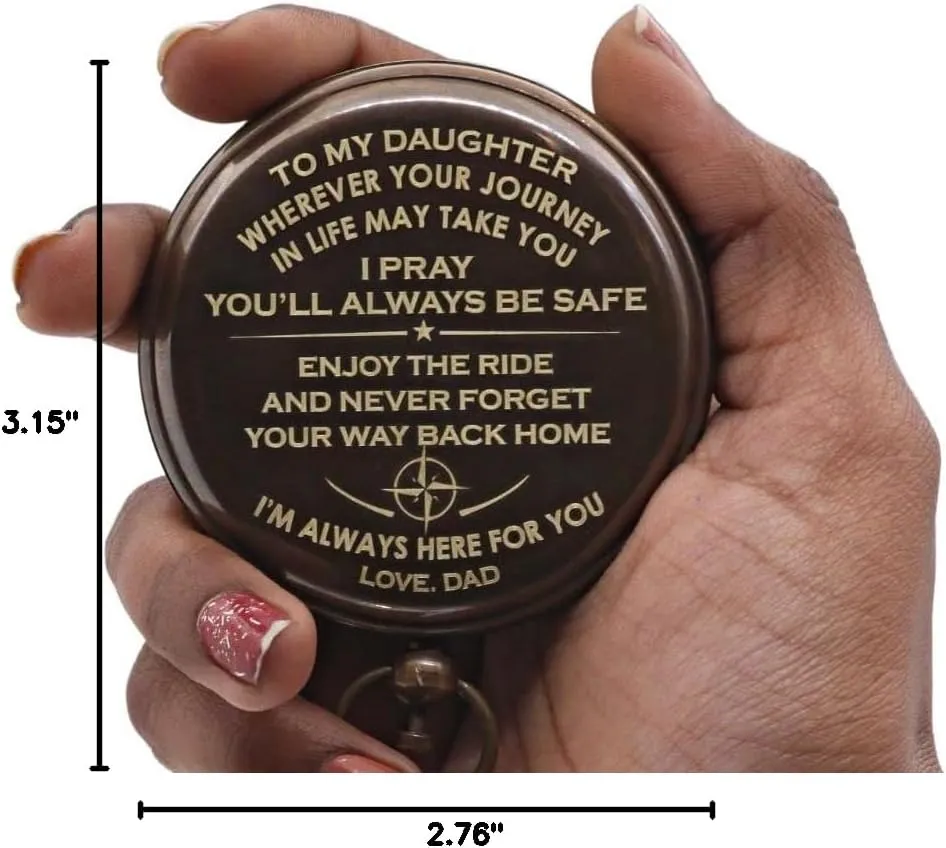 Compass for Son,Daughter, Grandson, Mom to Son, Mom to Daughter, Dad to Son, Dad to Daughter, Grandson Gift