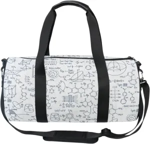 Cooper girl Math Chemistry Formula Duffels Bag Travel Sport Gym Bag