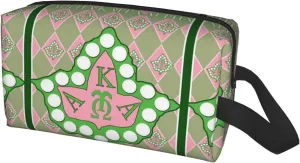 Cosmetic Bag Travel Toiletry Bags With Handle Strap Portable Waterproof Makeup Bag Pouch Organizer Sorority Gifts For Women Sister