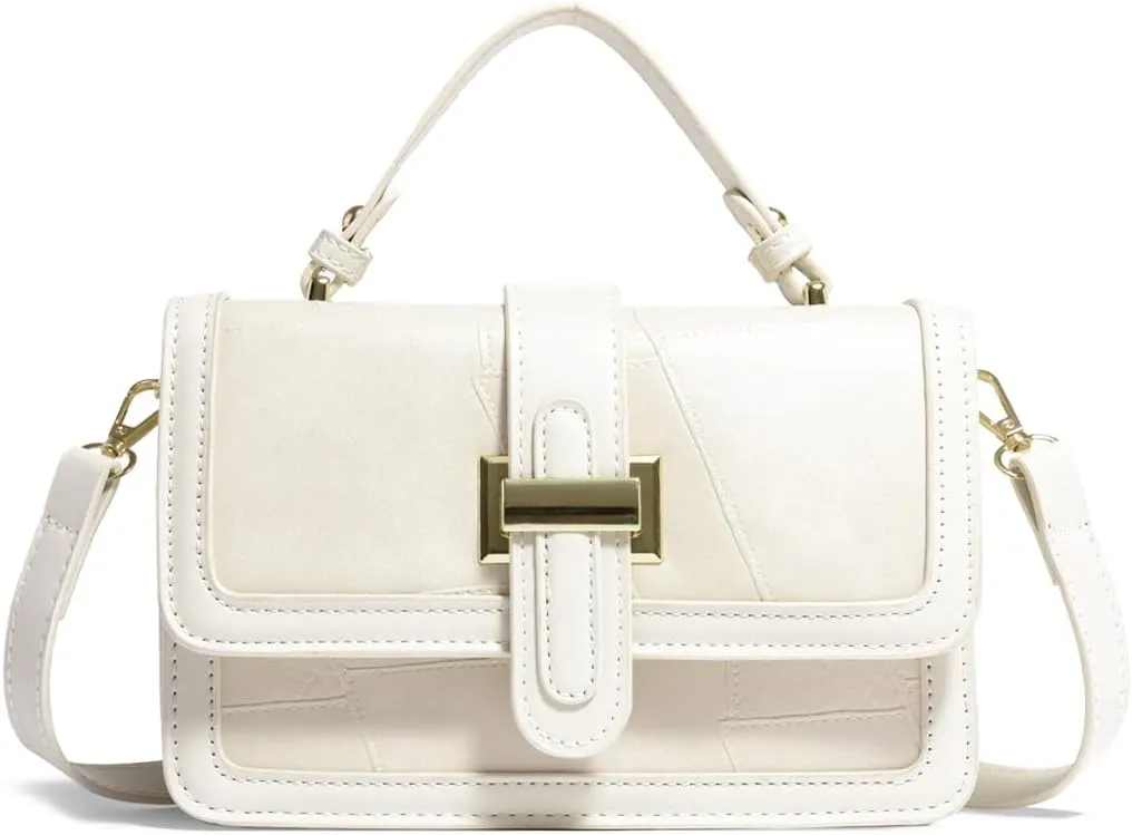 Crossbody Bags for Women Leather Purses Small Shoulder Handbags with Adjustable Shoulder Strap